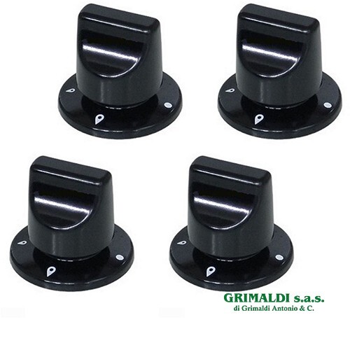 Pezzi manopola nera - manopola,